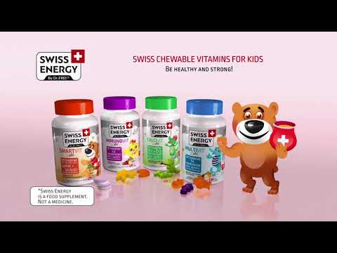 Swiss Energy Omega 3 Mutivit Zuckerfreie Gummibonbons für Kinder