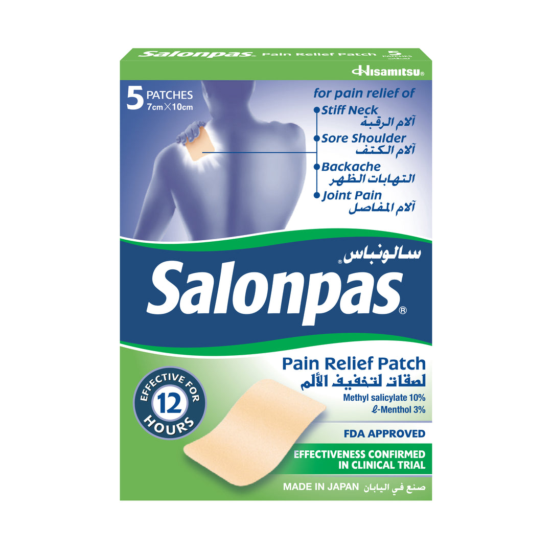 Salonpas Pain Relief Patch Ultra Thin 5Pcs