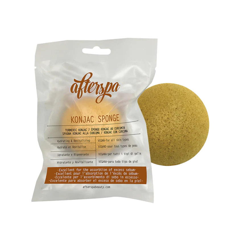 Afterspa Turmeric Konjac Sponge Reusable Packaging