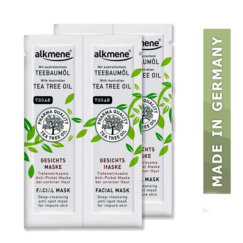 Alkmene Tea Tree Face Mask 2X6 ML