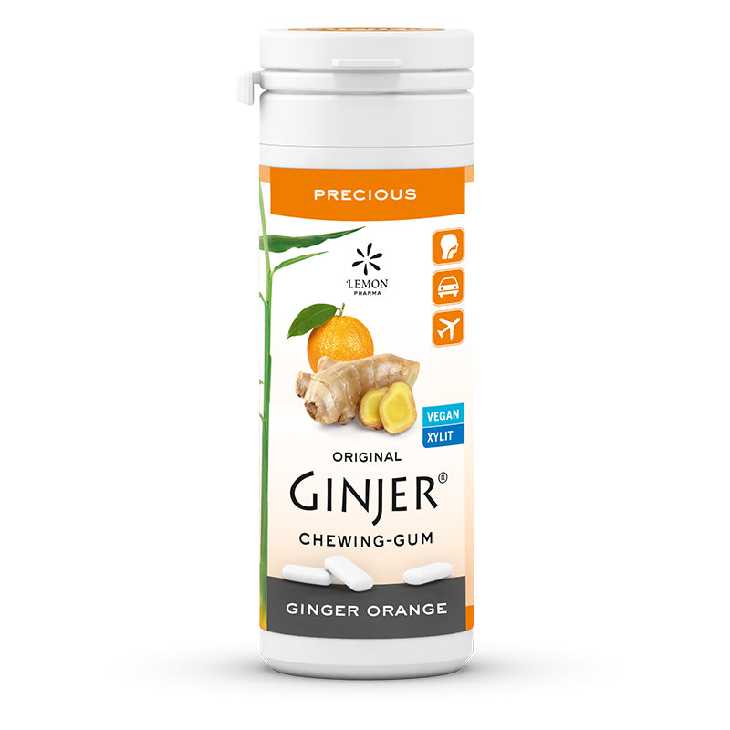 Ginjer Ingwer-Kaugummi - Orange 20St