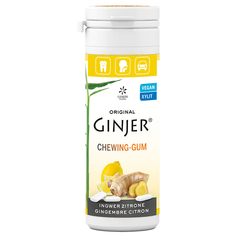 Жевательная резинка Ginjer Ginger - лимон 20шт. 