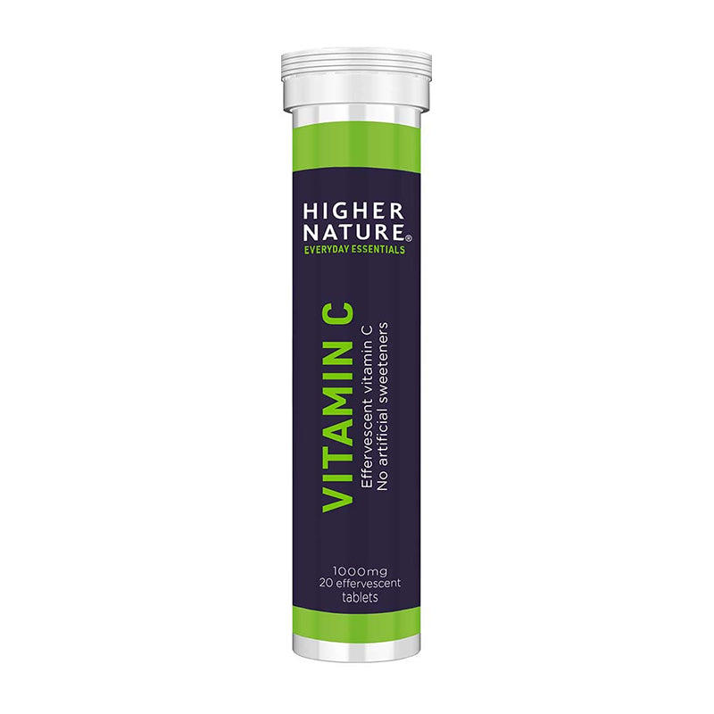 Higher Nature Effervescent Vitamin C 20'S from Ihealth UAE everyday essential vitamin c