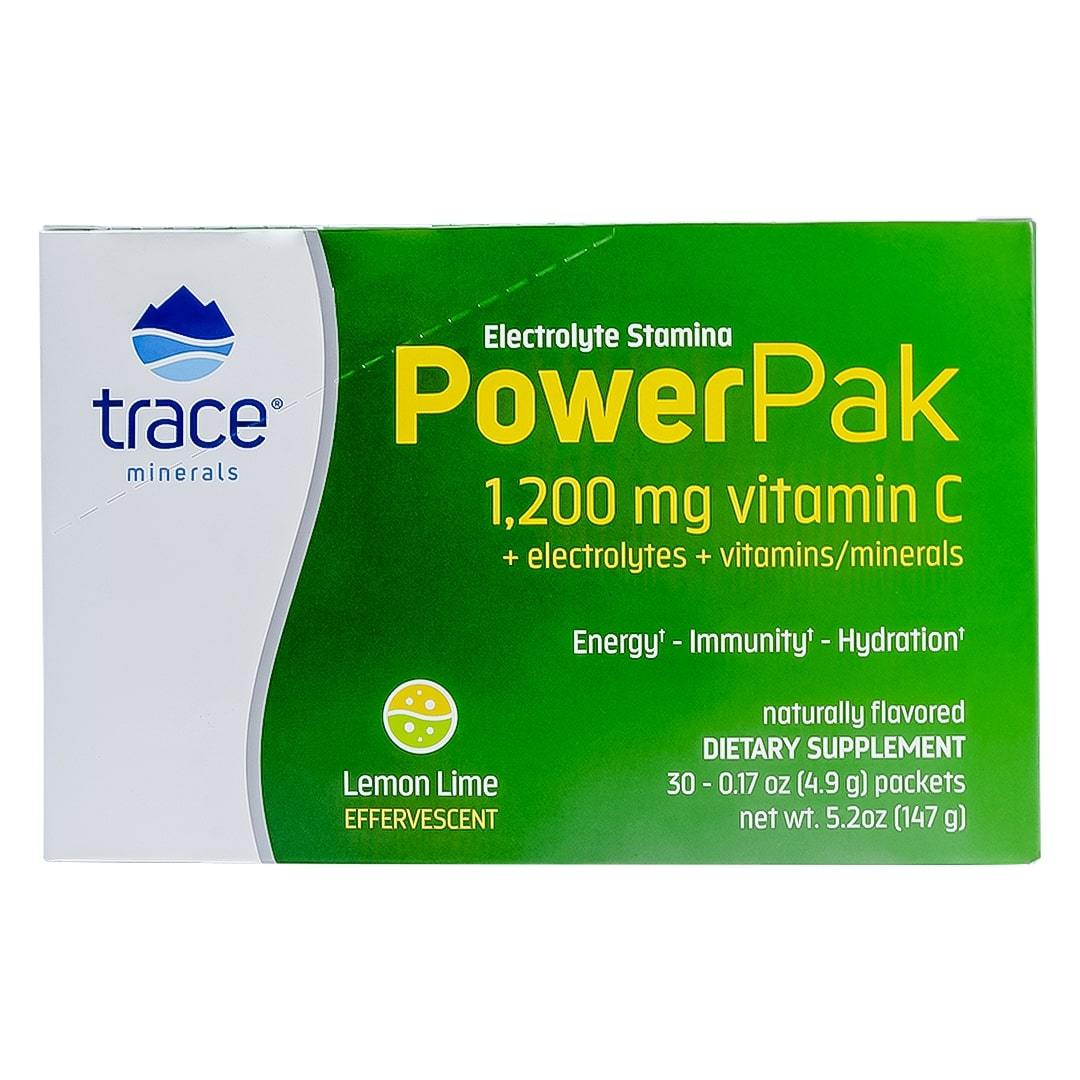 Trace Minerals Electrolyte Power Pak Lemon Lime 147g 30er Jahre