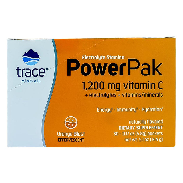 Trace Minerals Electrolyte Power Pak Orange Blast 147 г 30 шт.