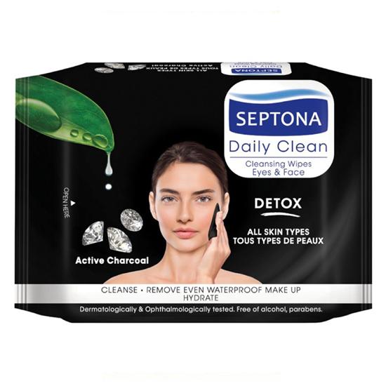 Septona Cosmetic Wipes Active Charcoal 20 Wipes