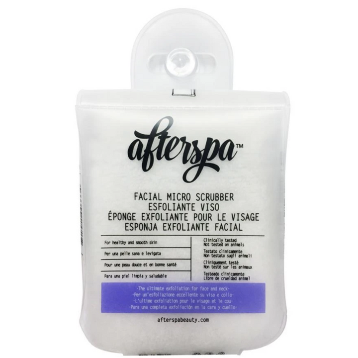 After spa face scrub