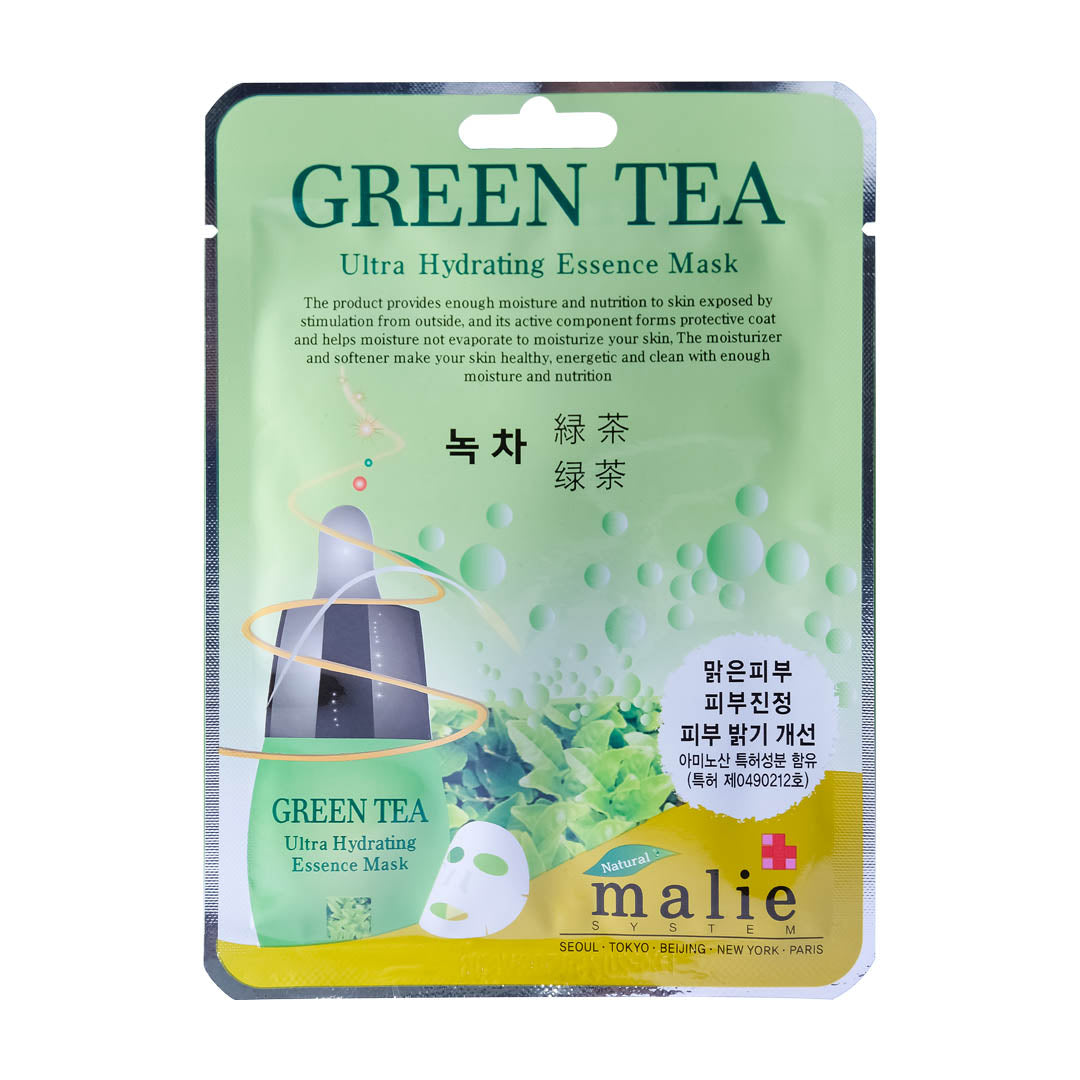 Pacchetto di maschera per tè verde malie