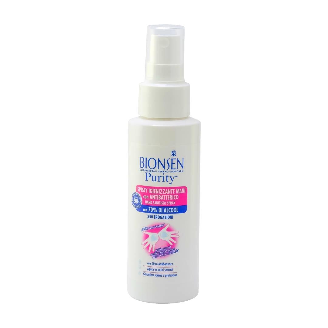 Spray per purezza Bionsen senza gas 70% alcol 80 ml