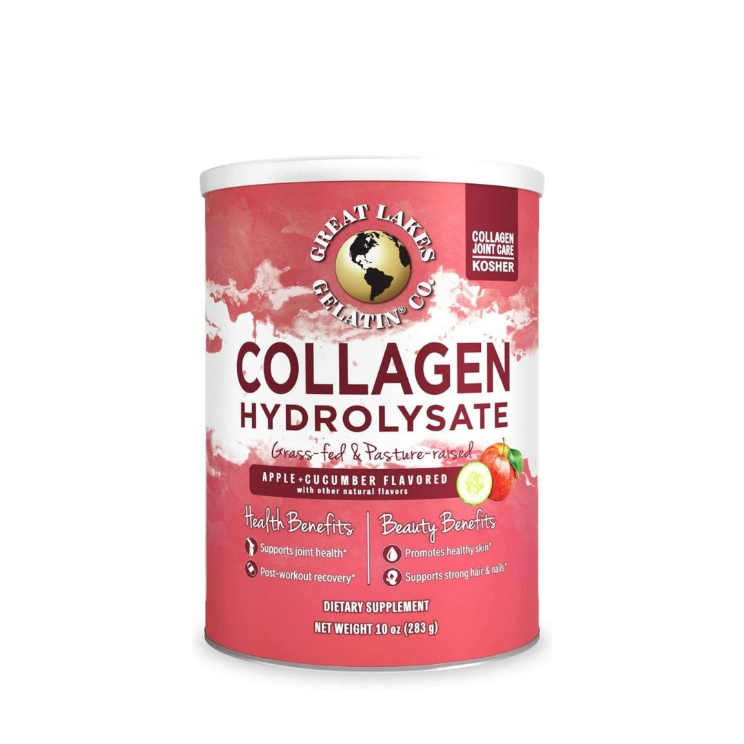 Great Lakes Collagen Hydrolysate, Apple + Cucumber Flavored 283G