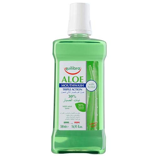 Equilibra Aloe Triple Action Mouthwash 500ML