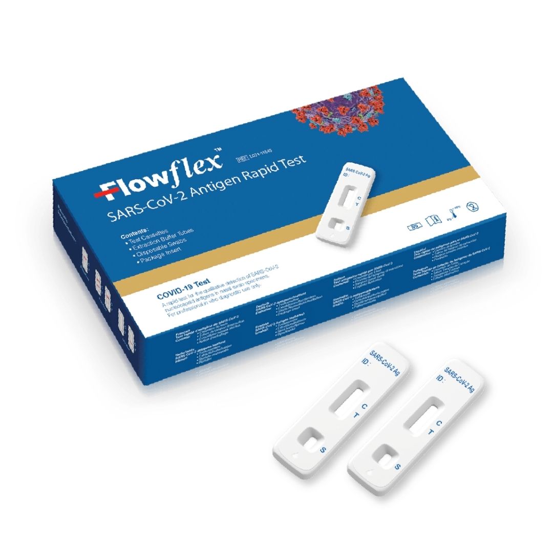 Flowflex SARS-CoV-2 Antigen Rapid Test Kit 1's