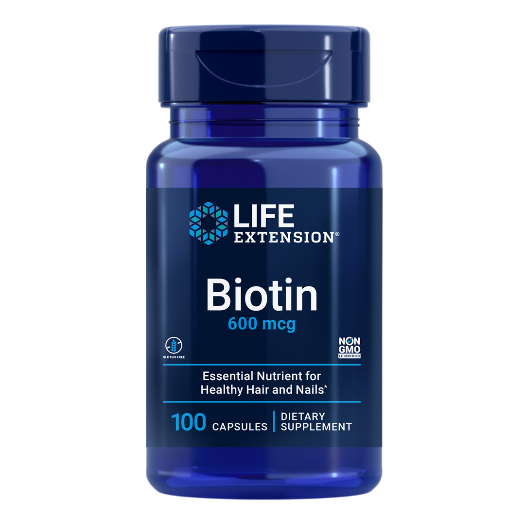 Life extension Biotin 100 Capsules