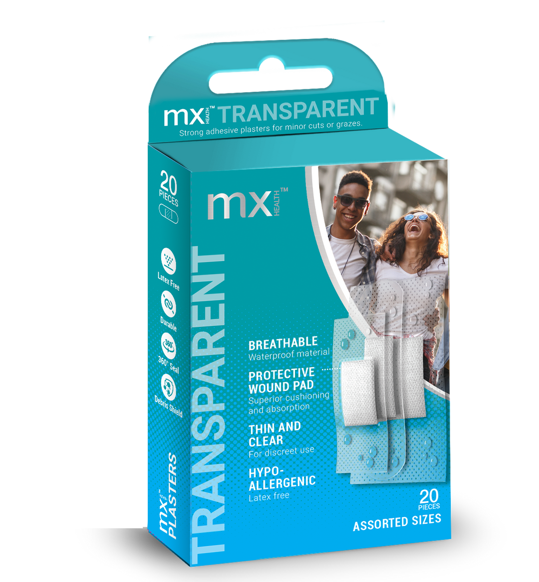 Medinox Mx76106 Plaster Clear Assorted 20S