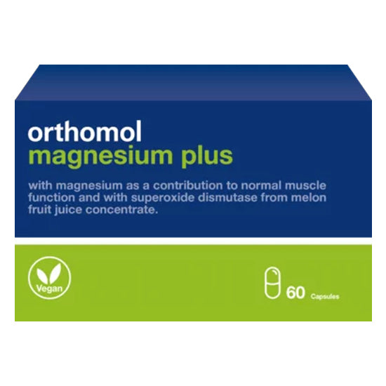 Orthomol Magnesium Plus 60 Capsules for muscle function from ihealth uae