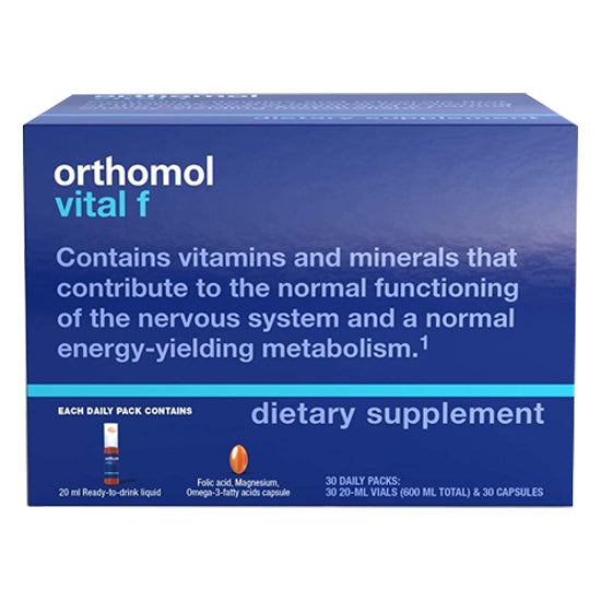 Orthomol vital f fials 30's