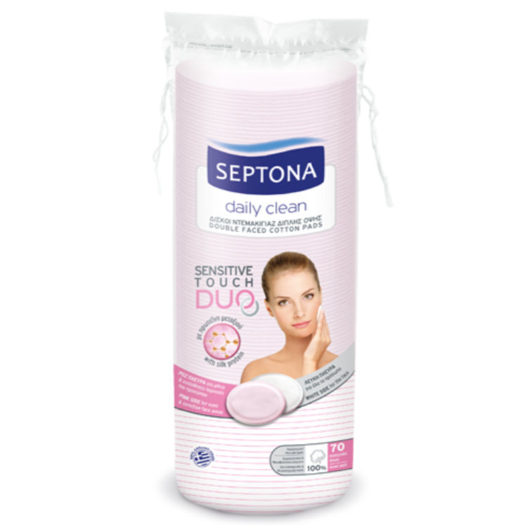 Круглые ватные диски Septona Sensitive Touch 70 шт.