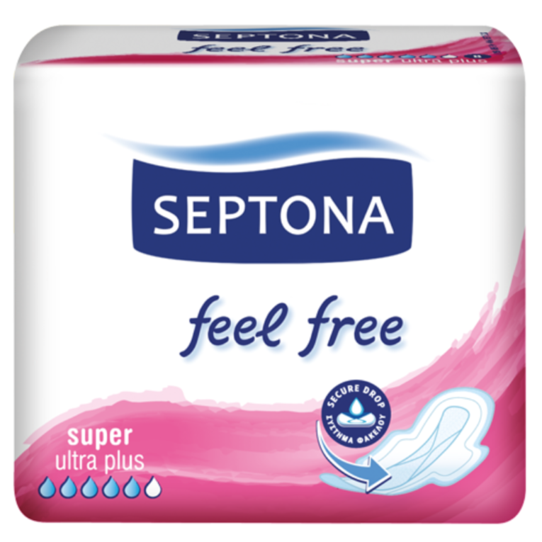 Septona Sanitary Napkins Feel Free Super 10pcs