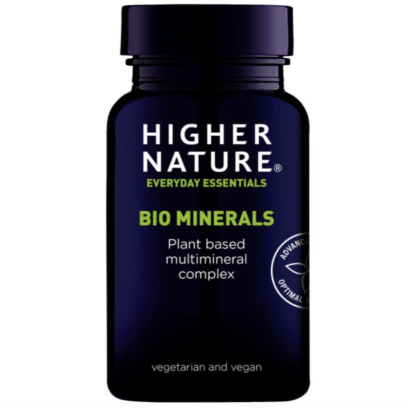 Higher Nature Bio Minerals 90Pcs VEGAN everyday essentails supplements from ihealth UAE