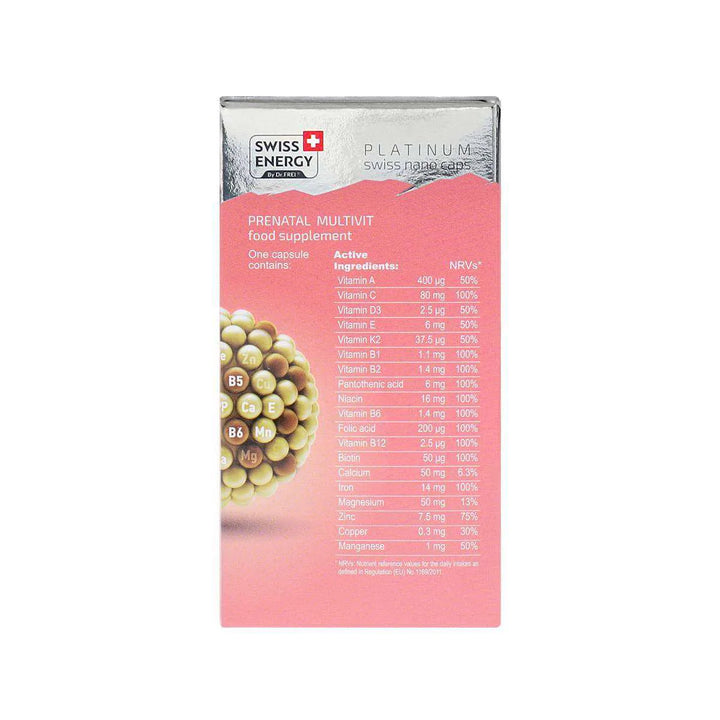 Swiss Energy Prenatal Multivitamin 30 Capsules