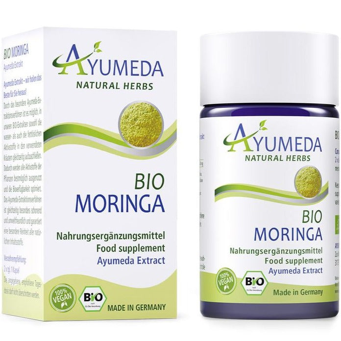 Ayumeda Organic Moringa Extract 60 Capsules supplement to optimize the diet 