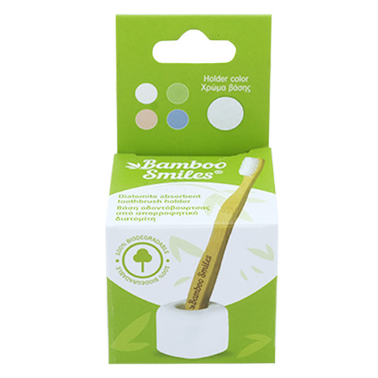 Держатель для абсорбента Bamboo Smiles Diatomite White