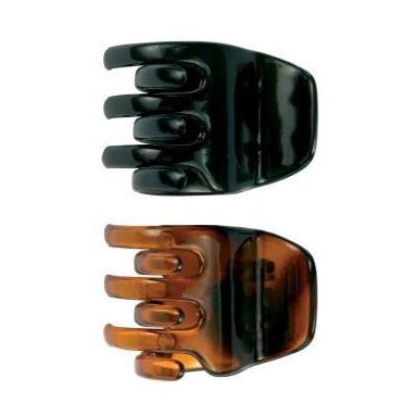 بيتر Tortoise Shell & Black Claw Clip 2PCS 19053