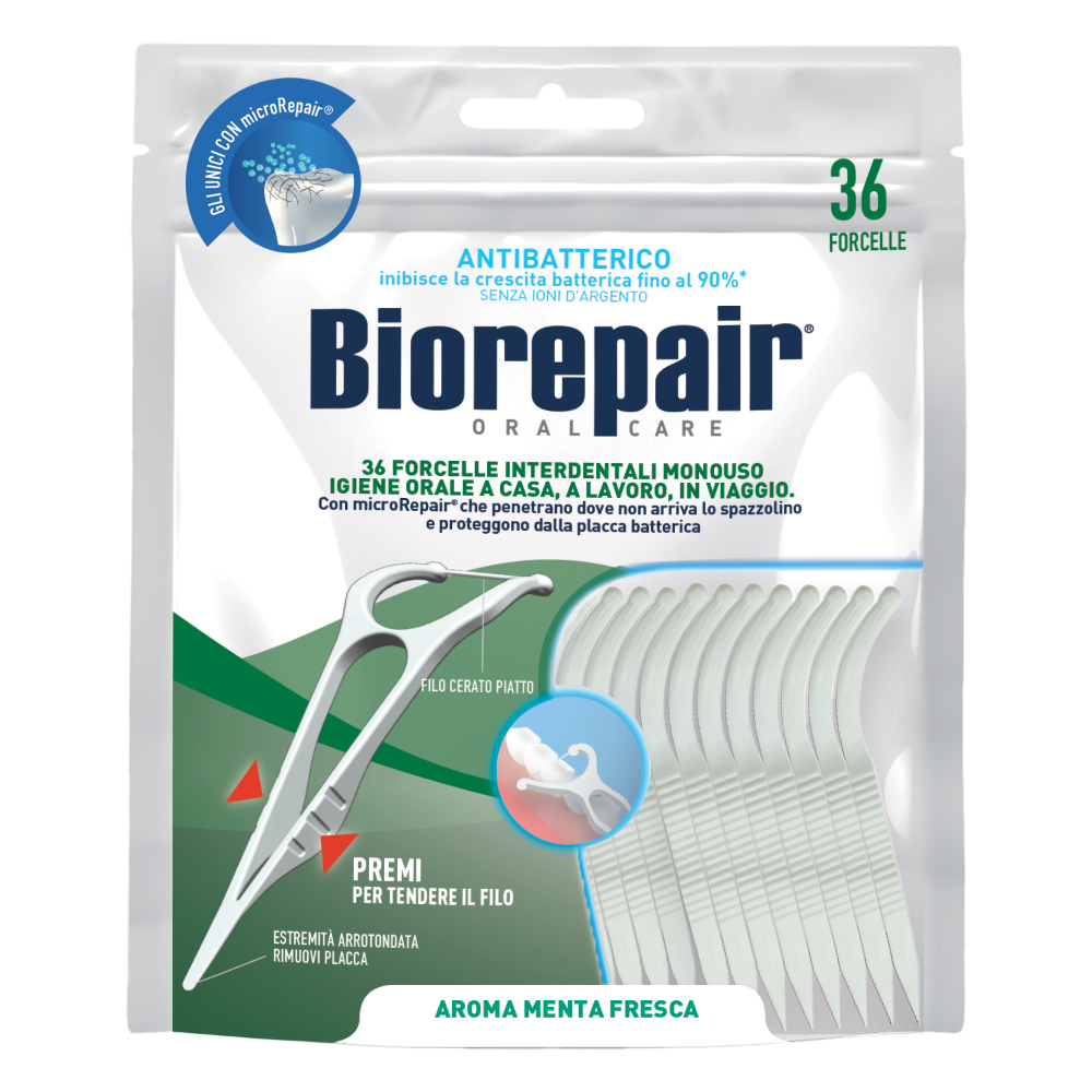 Biorepair Interdental Flosser Picks