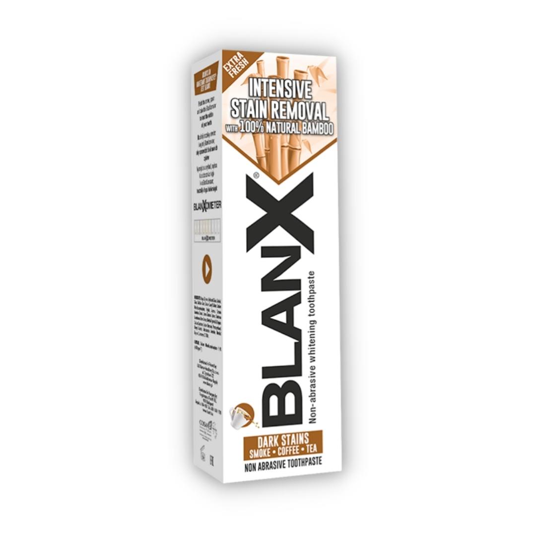 BlanX Интенсивный пятновыводитель - Бамбуковая зубная паста 75 мл