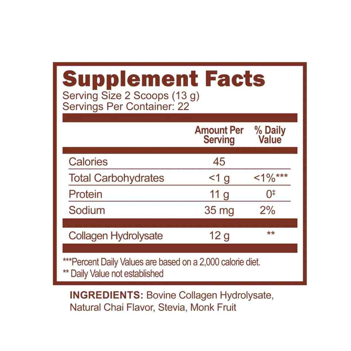 Great Lakes Kollagenhydrolysat mit Chai-Geschmack, 283 g