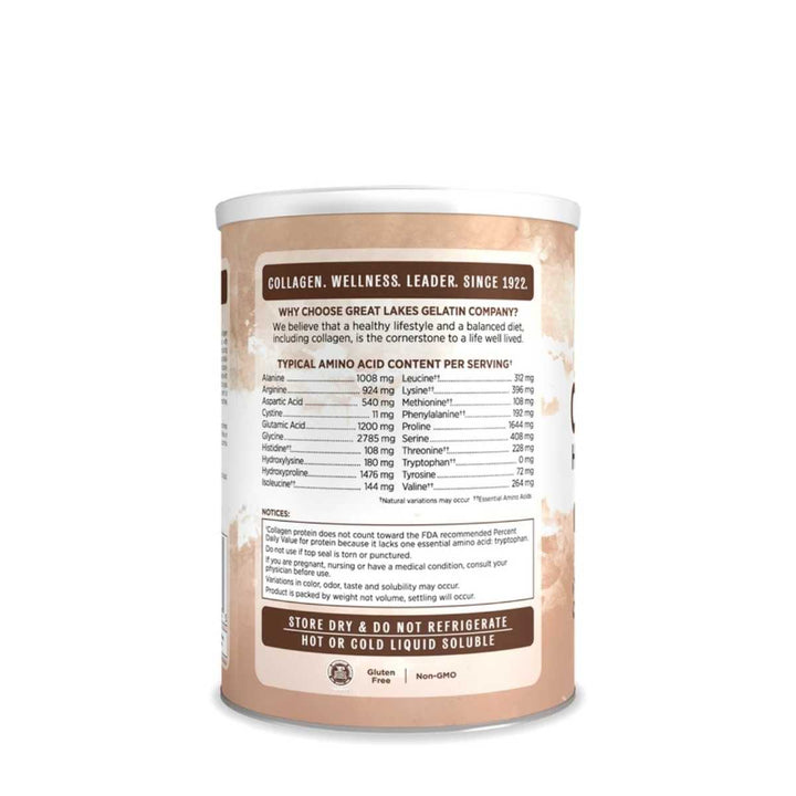 Great Lakes Collagen Hydrolysate Chocolate Flavored 283G