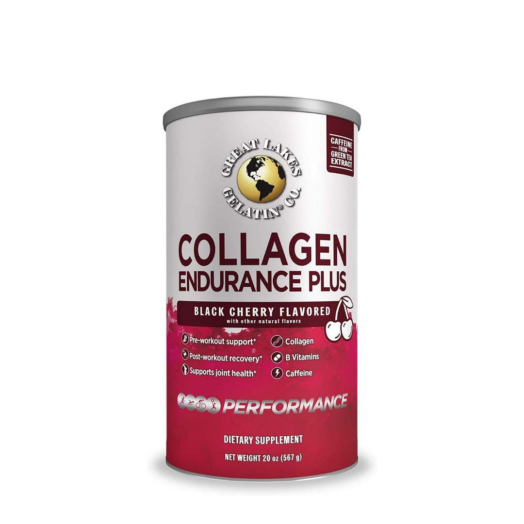 Great Lakes Collagen Endurance Plus Black Cherry Frove 568G