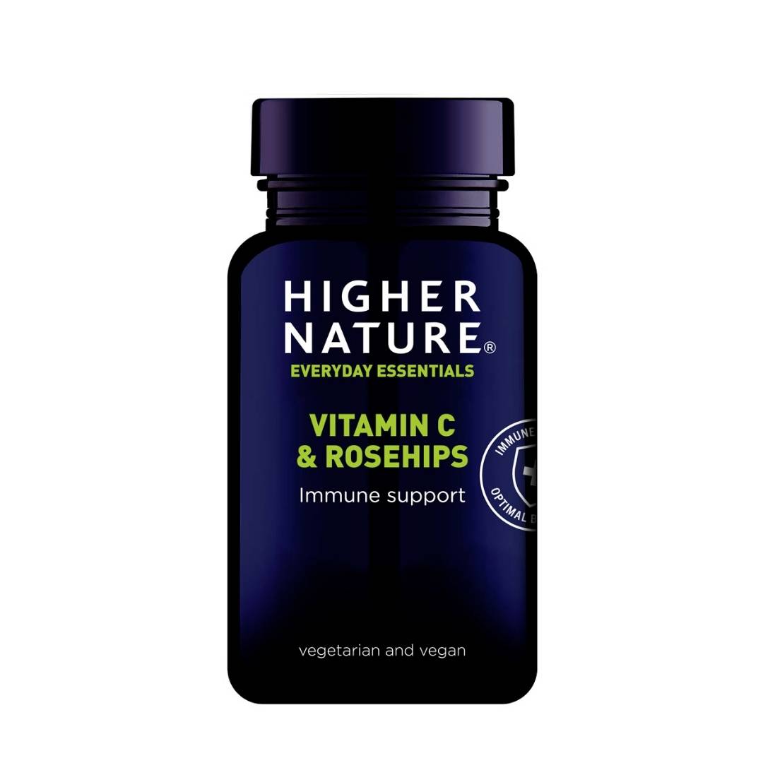 Higher Nature Vitamin C & Rosehips 90 Tablets