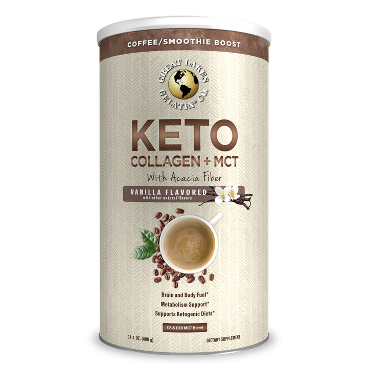 Great Lakes Keto Collagen + MCT Vanilla