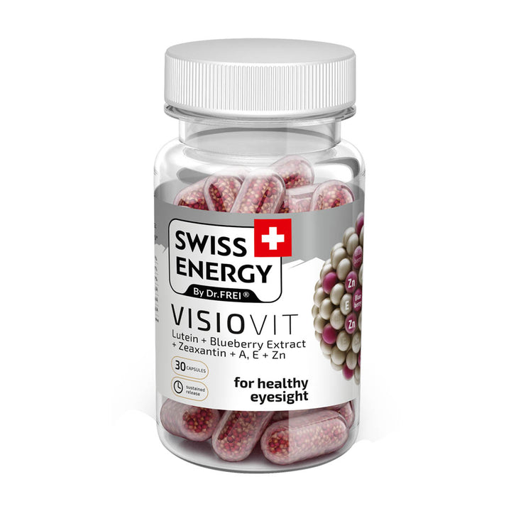 Swiss Energy Visiovit Lutein Blueberry Extract 30 Capsules