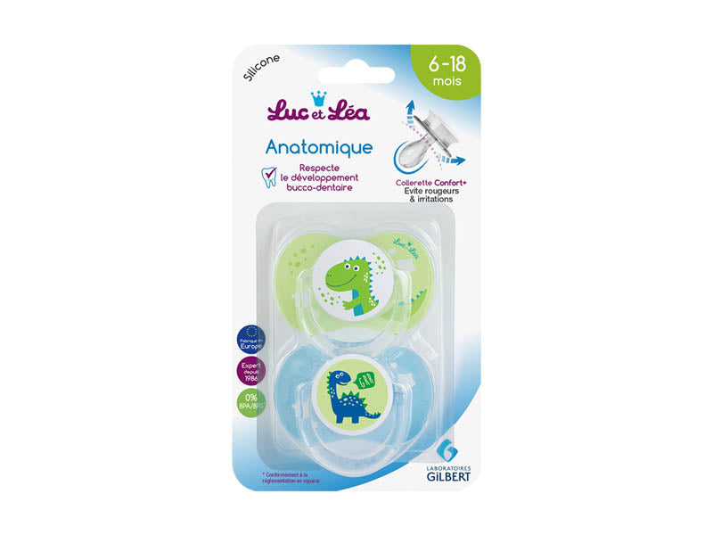 Luc et Léa Soother Newborn Sym Blue