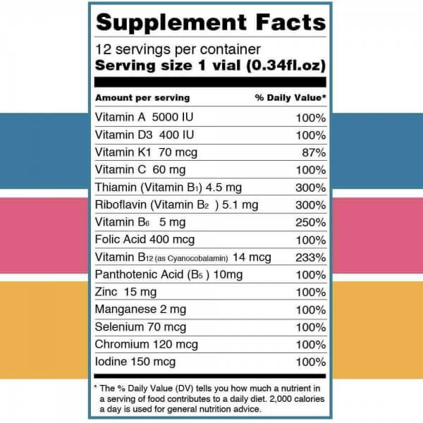 Vitabaum Immune Support Vitamins 10ML X 12Vials