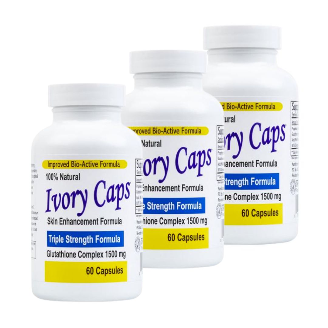 Ivory Caps Glutathion-Ergänzung x 3 