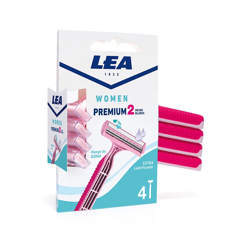 Lea Einwegrasierer Lea Women Premium 2 Pack 4 Einheiten 