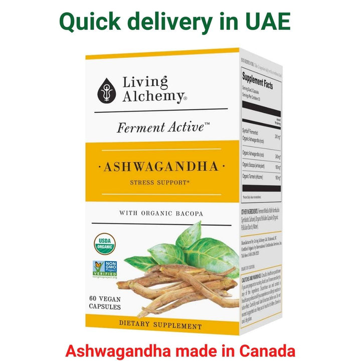 Ashwagandha from Living Alchemy - Alive Capsules 60'S
