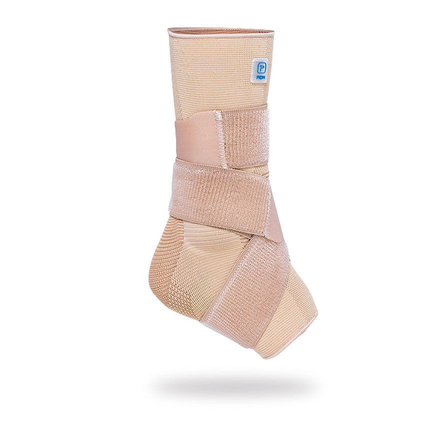 Supporto alla caviglia elastico Prim con cuscinetti malleolari in silicone e cinturino "p706bg