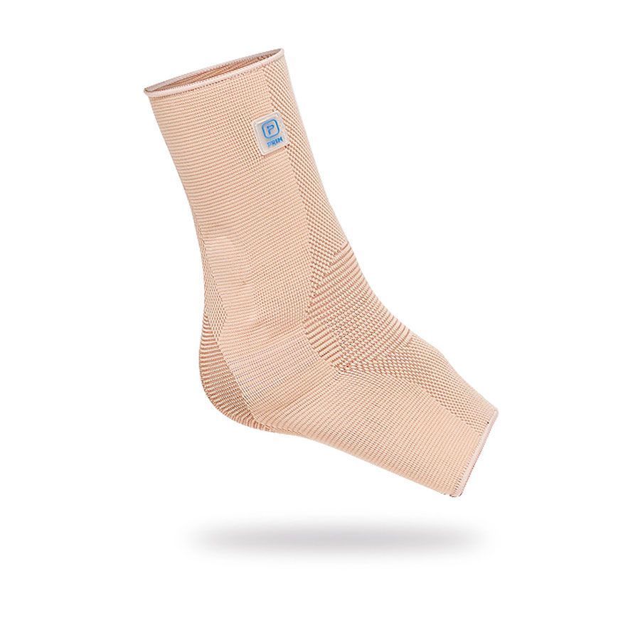 Supporto alla caviglia elastico Prim con cuscinetti malleolari in silicone "p705bg