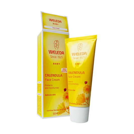 Crema per la faccia della calendula per bambini Weleda 50ml