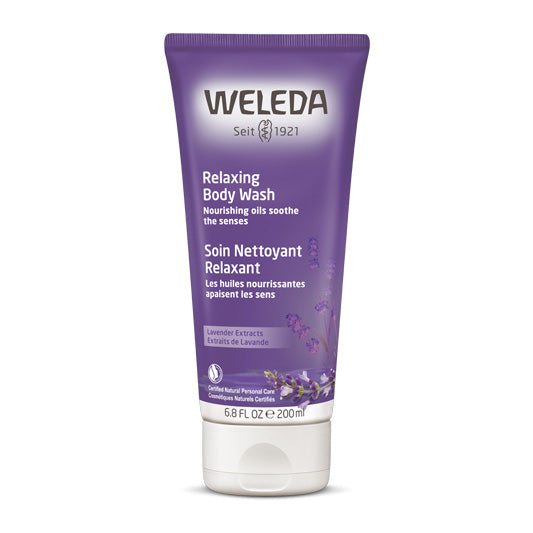 Weleda Lavender Creamy Body Wash 200Ml for restorative shower and restful sleep from iHealth UAE