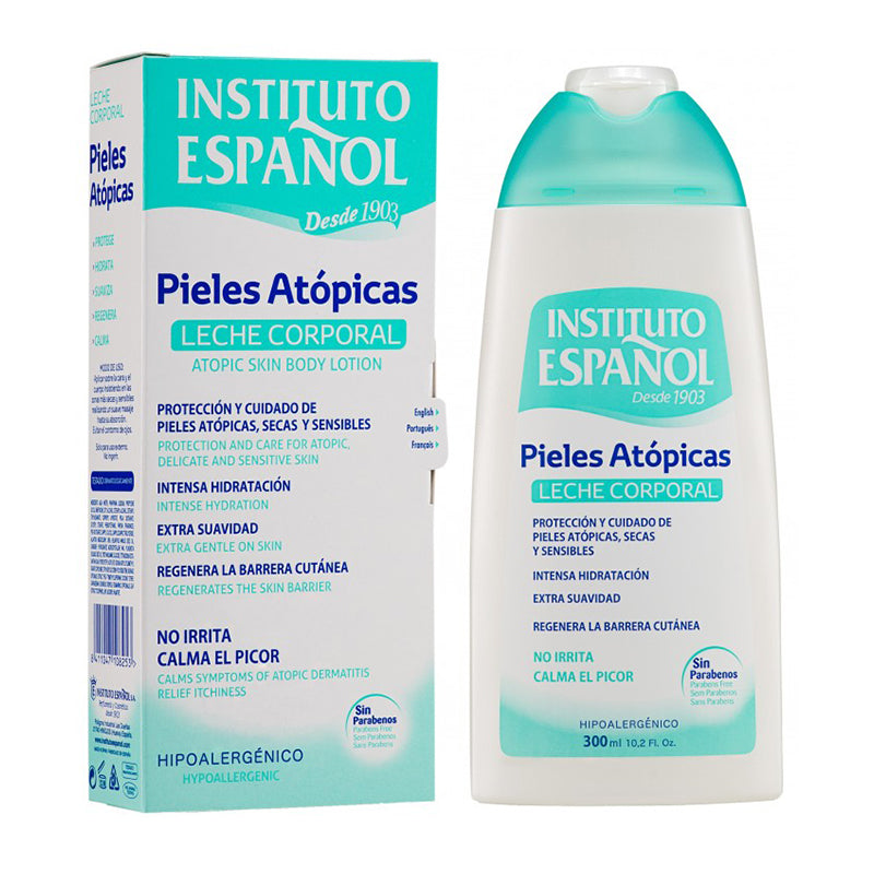 Lozione per il corpo atopico della pelle di istuto español 300 ml