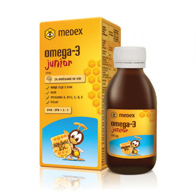 Medex Omega-3 Junior Syrup for kids Ihealth UAE