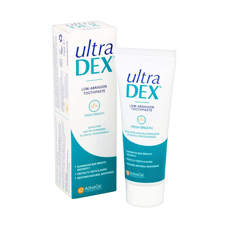 Ultradex Zahnpasta mit geringem Abrieb, 75 ml