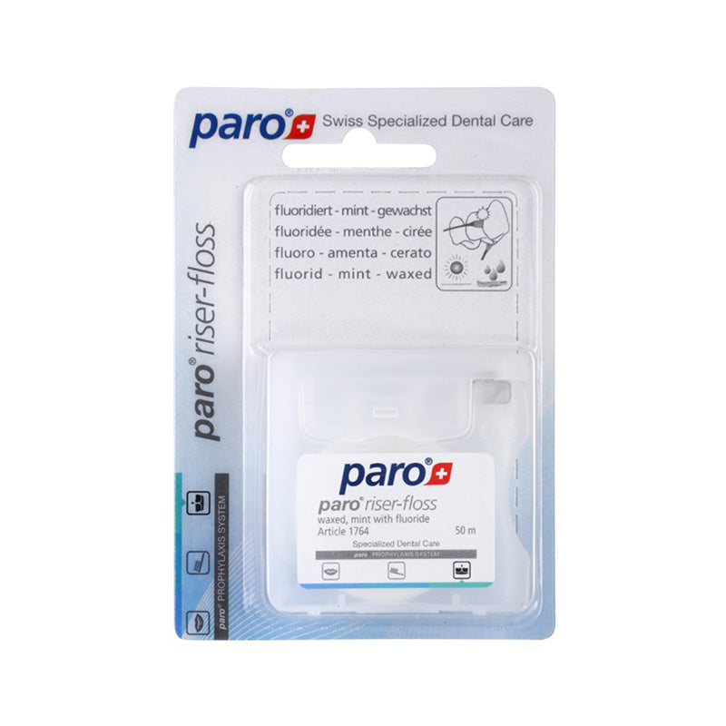 Paro 1764 Riser Floss Mint Вощеная нить 50м