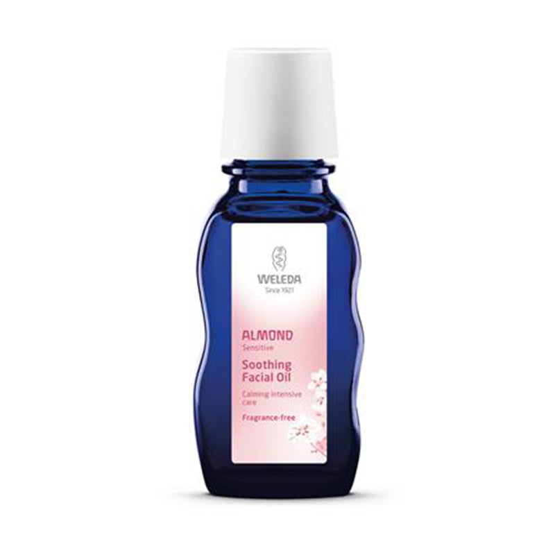 Weleda Almond Soothing Facial Oil 50Ml ihealth uaesoothes irritation and reduces sensitivity. This gently nourishing and protecting treatment can be used as pampering care, for occasional protection in cold weather, or even to remove eye make-up. Suitable for vegans.