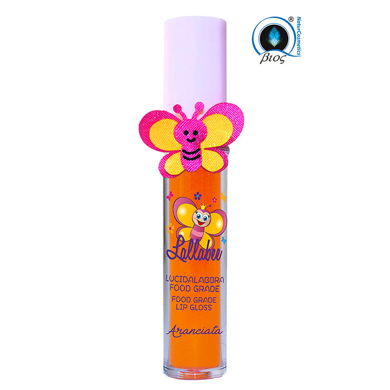 Lallabee Lipgloss in Lebensmittelqualität mit Orangengeschmack